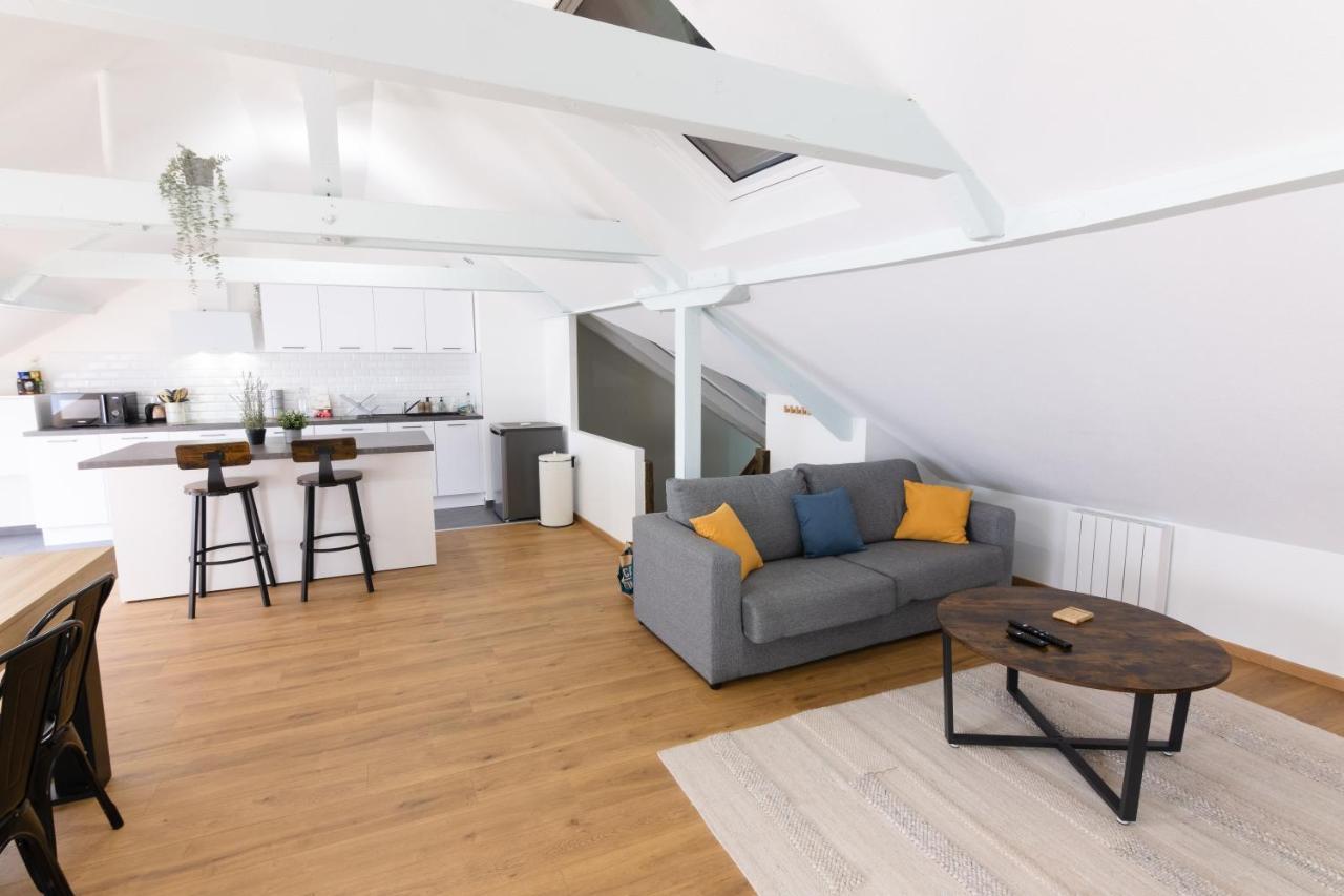 Appartement Atypique Proche Gare/ Dans L'Hyper-Centre Spacieux Pour 6P Au Coeur De Mulhouse Eksteriør bilde