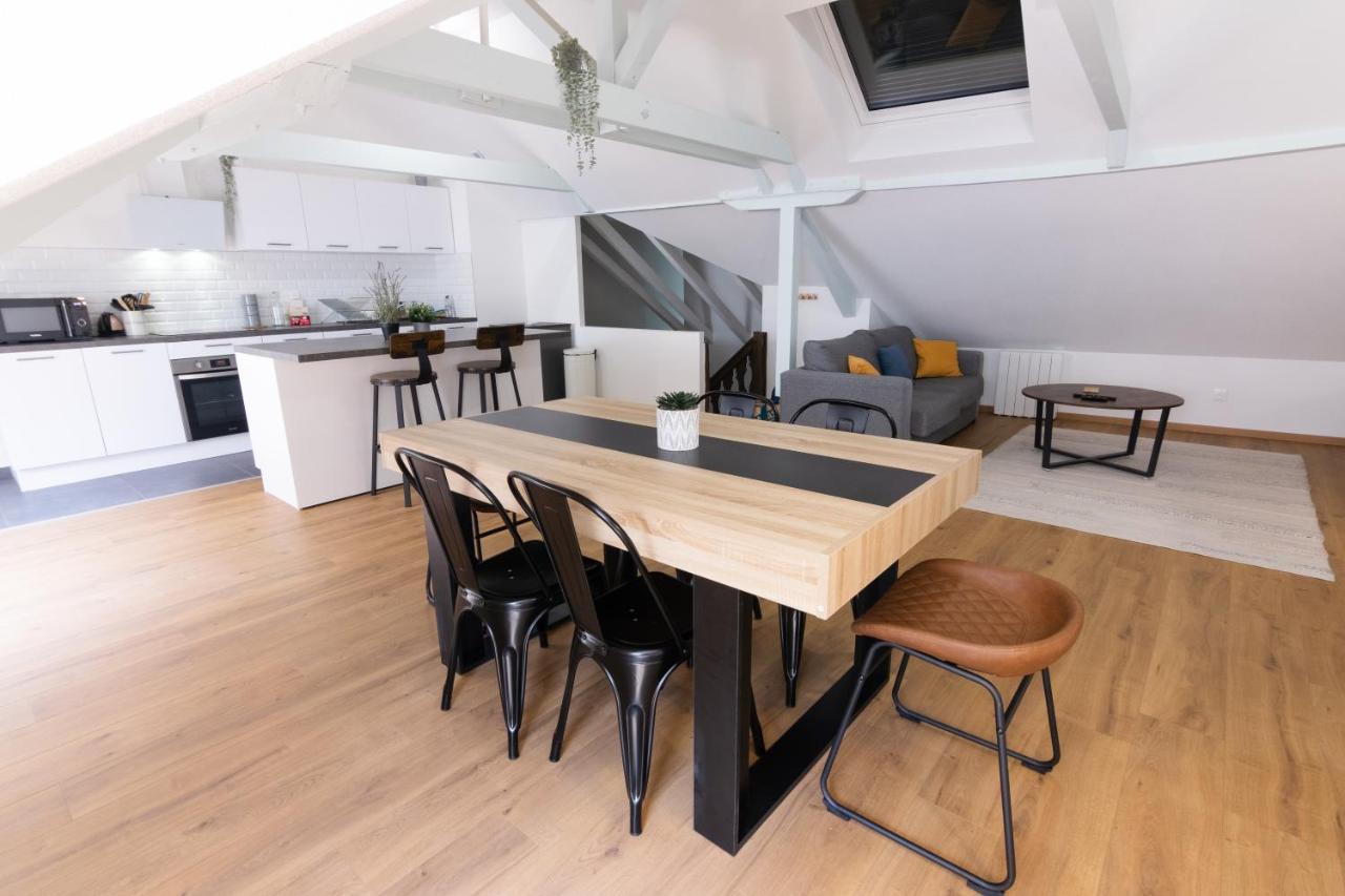 Appartement Atypique Proche Gare/ Dans L'Hyper-Centre Spacieux Pour 6P Au Coeur De Mulhouse Eksteriør bilde