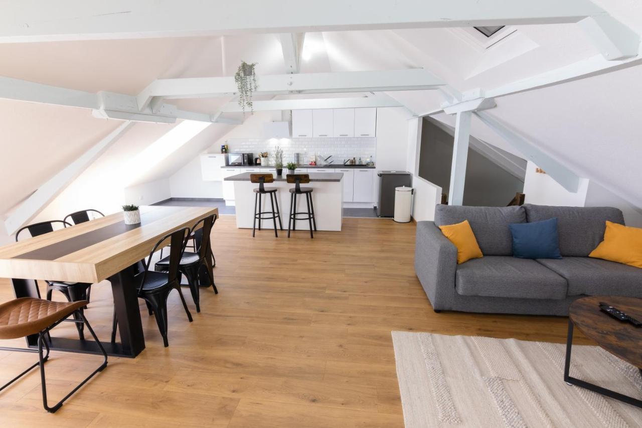 Appartement Atypique Proche Gare/ Dans L'Hyper-Centre Spacieux Pour 6P Au Coeur De Mulhouse Eksteriør bilde